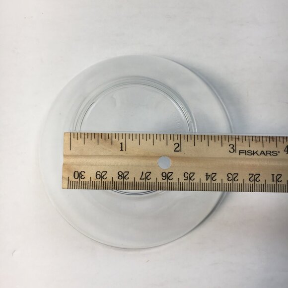 Clear Glass Ice Cream Dessert Cereal Bowl 6.5" Diameter 2" High - Picture 4 of 6